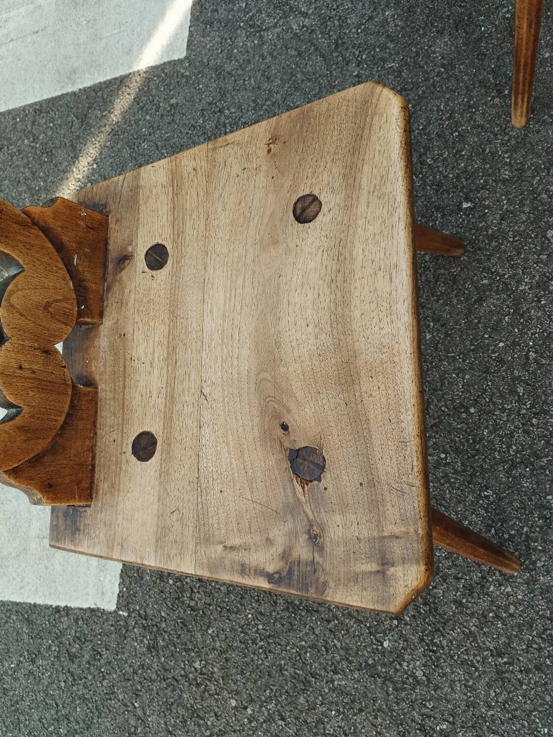 Alsatian wooden chairs