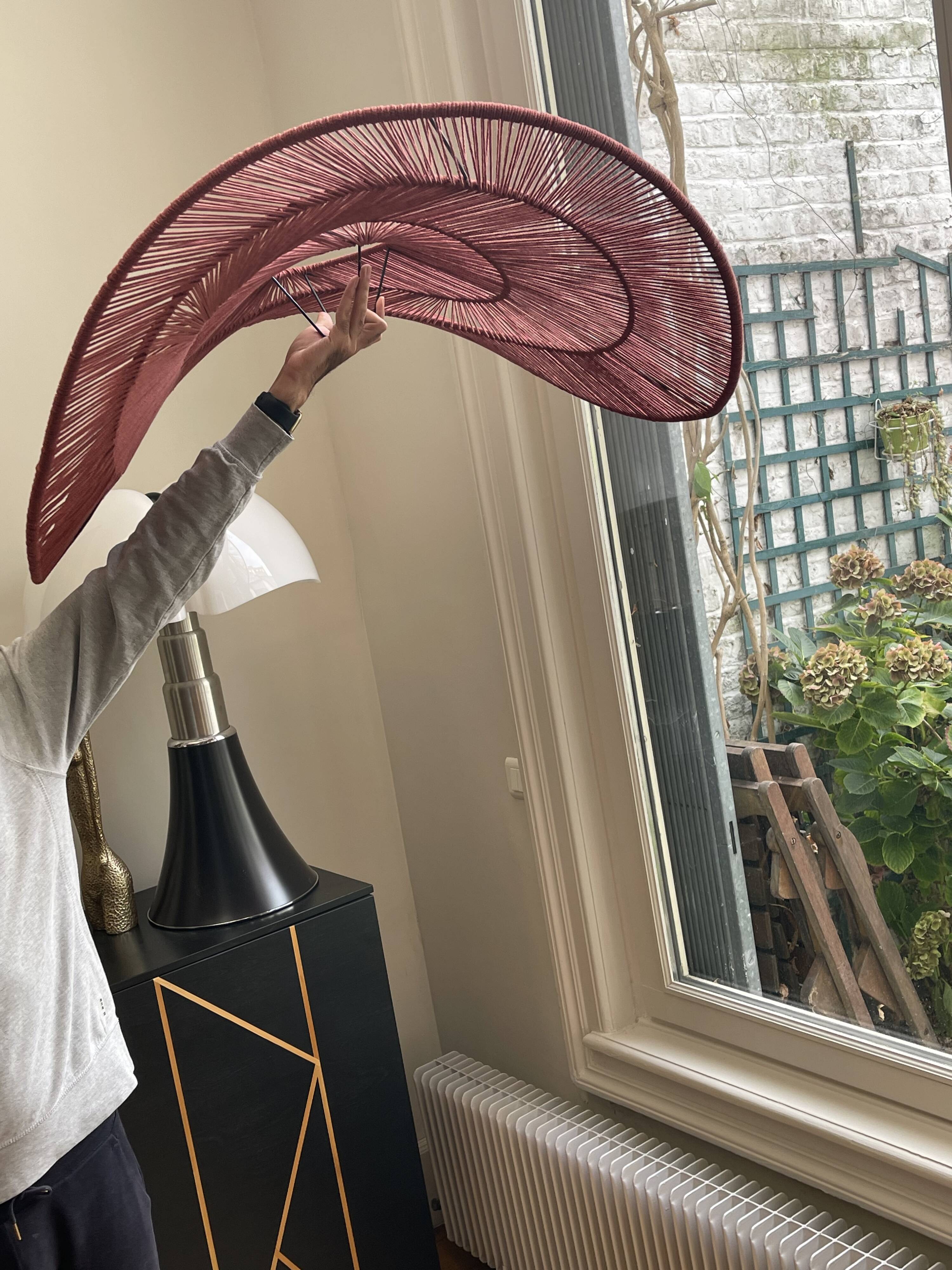 Terracotta lampshade