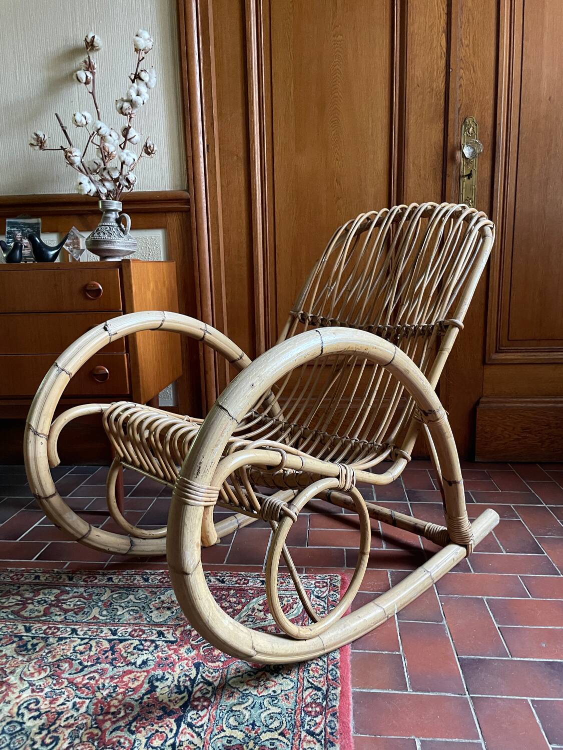 Rocking chair Rohé Noordwolde 1960