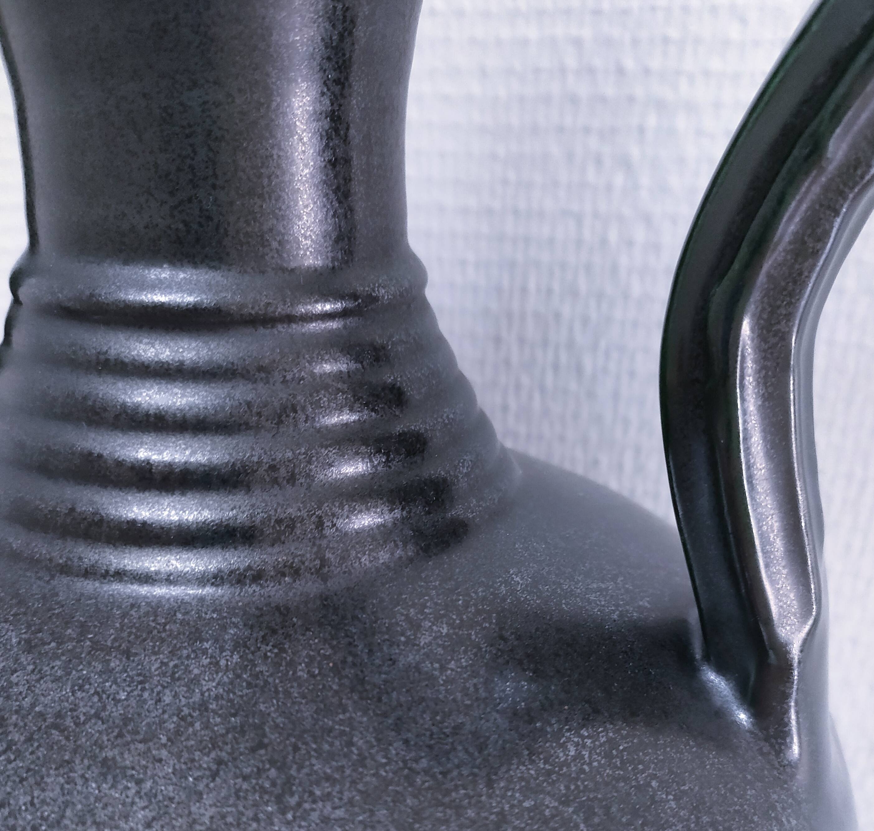 high ceramic lamp base lunetta vallauris h.47 cm