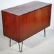 Buffet d'Erich Stratmann, teck, pieds en épingle à cheveux, armoire, années 1960