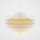 White verona lamp by svend middelboe for nordisk solar