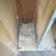 Vestiaire industriel vintage en bois