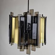 Claus Bolby pendant lamp brass and plastic