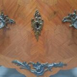 Louis XV style marquetry chest of drawers