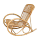 Rocking chair en rotin