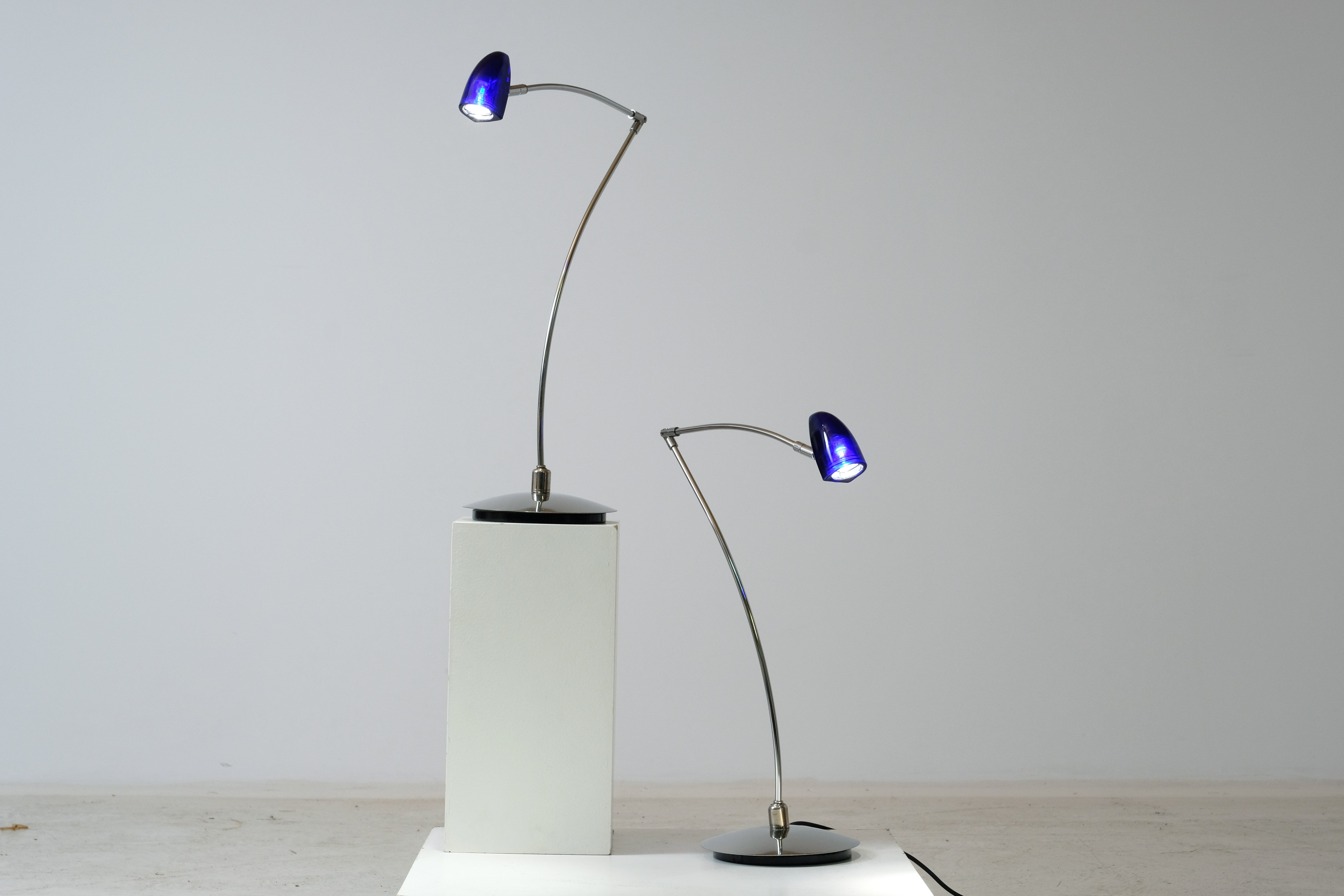 Pair of Harco Loor Design lamps 1980