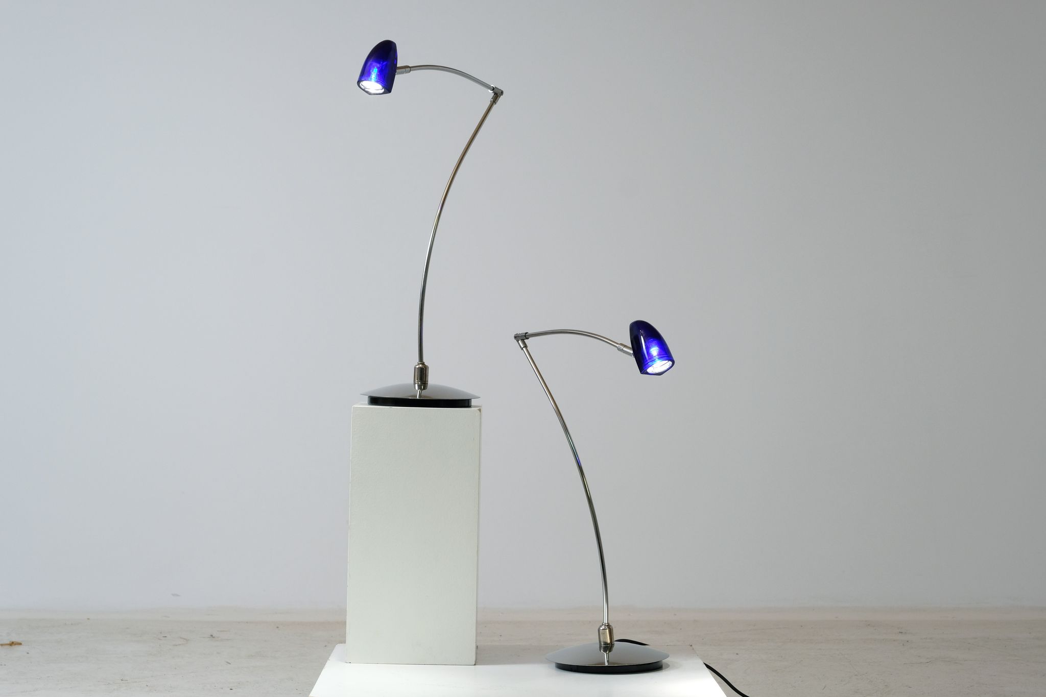 Paire de lampes Harco Loor Design 1980