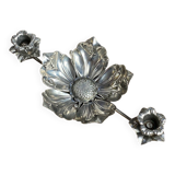 Flower candle holders, lotus ashtray with removable petals, 1960s.