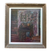 Painting 20th century Louis Massoni expressionism