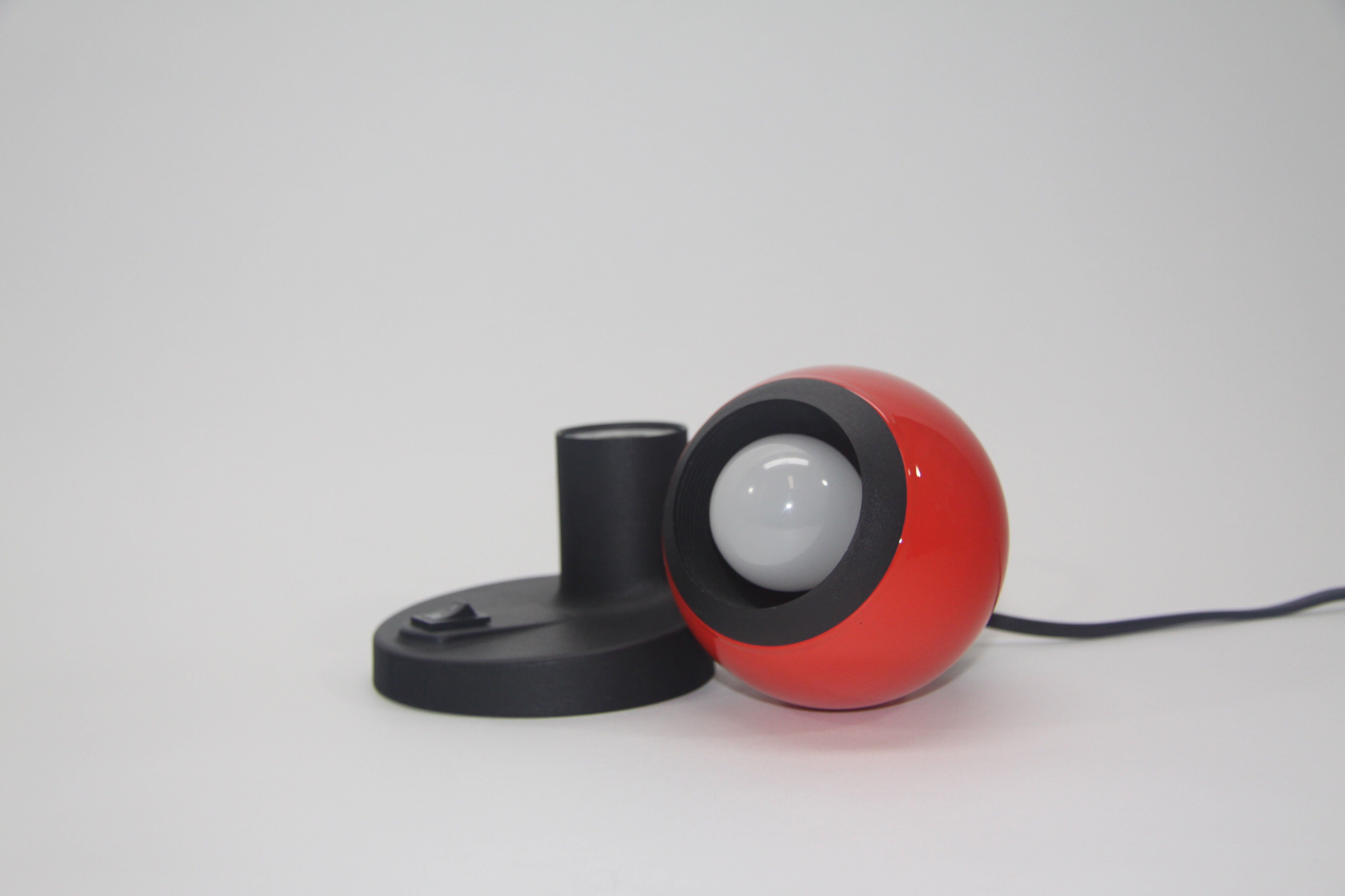 Lampe rouge de globe oculaire, ARO Leuchte, années 70