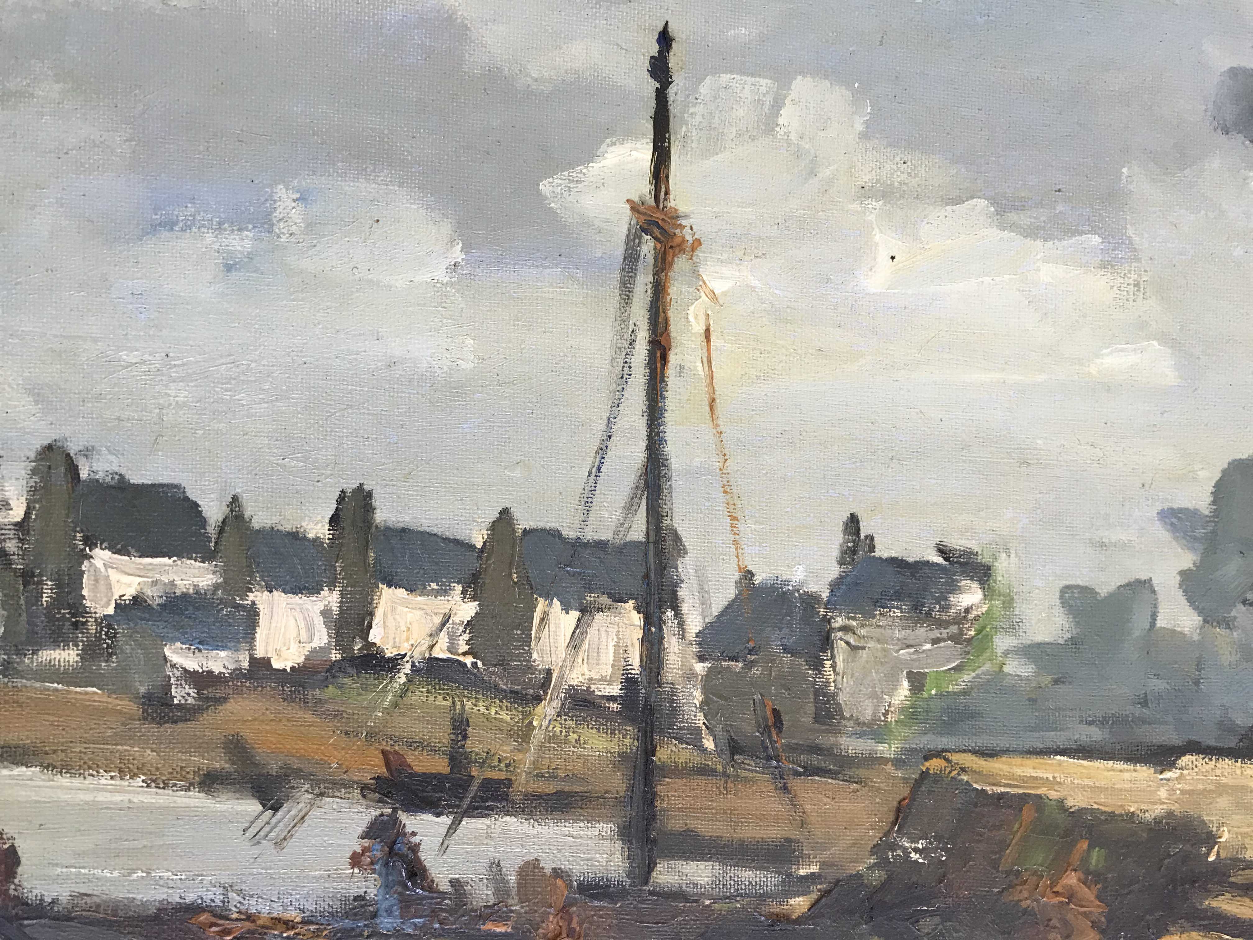 Tableau marine à l'huile