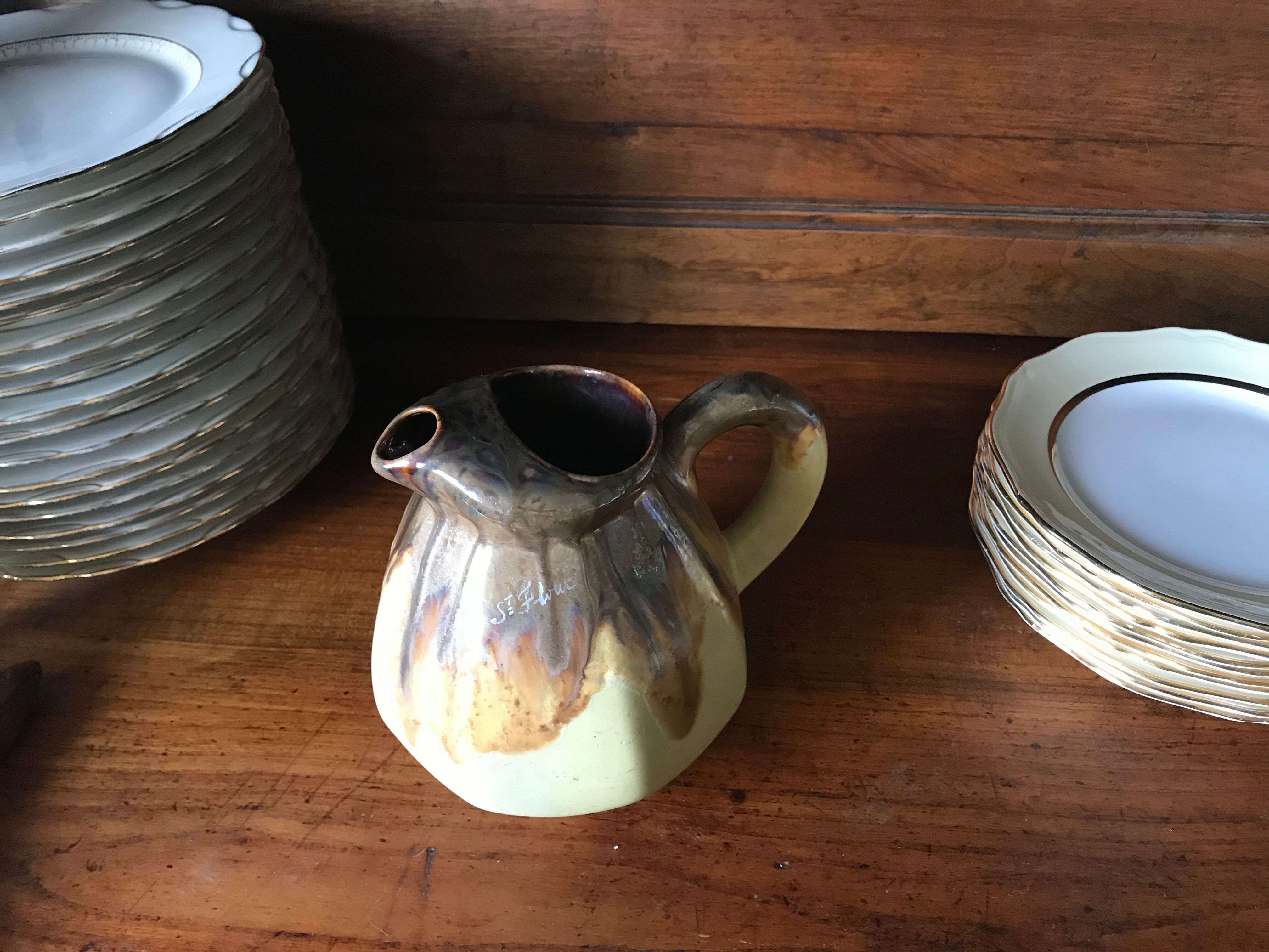 Vintage ceramic pitcher