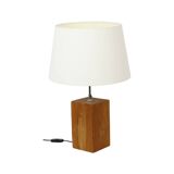 Rural Lamp Solid Wood Adjustable Table Lamp