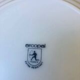 6 vintage ARCOPAL soup plates