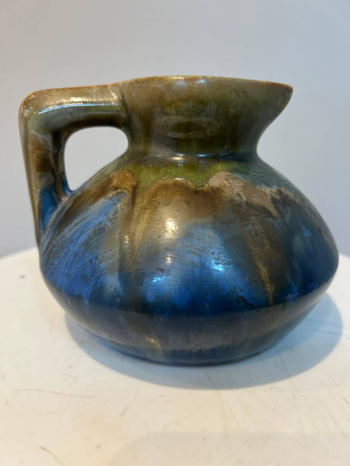 Enamelled stoneware pot Metenier