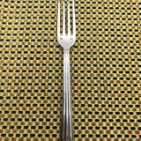 Silver-plated metal fork from Christofle, Aria model