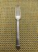 Silver-plated metal fork from Christofle, Aria model