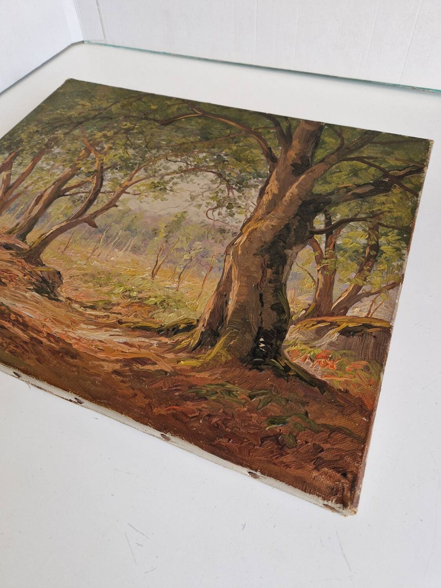 Old 19th century painting signed Jean Dufau