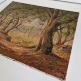 Tableau signé Jean Dufau, XIXème s.