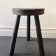 Old wooden tripod stab