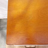 Vintage wooden chest of drawers, white braid