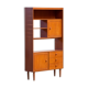 Scandinavian library in vintage teak 1960
