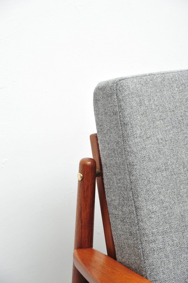 Vintage teak armchairs by Glostrup, 1950s