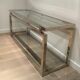 Large chrome console