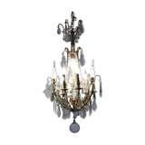 Classic French chandelier with grapevines