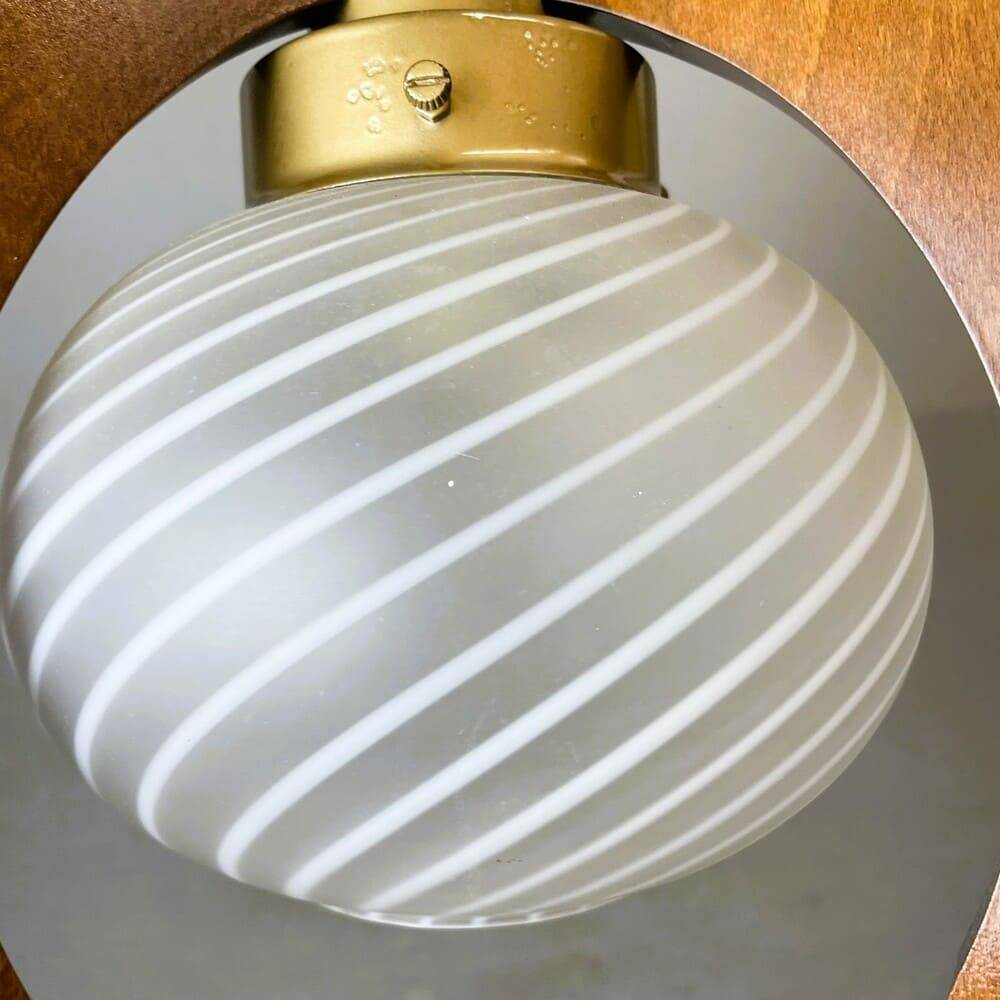 Scandinavian style 194770s wooden lamp