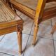 4 chaises lyre Louis XVl cannées
