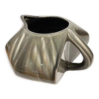 Ceramic pitcher signed Elge