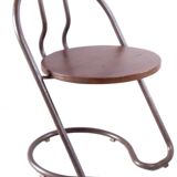 Industrial metal chair