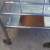 Table rolling bar chrome vintage