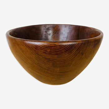 Scandinavian teak fruit cup salad bowl