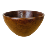 Scandinavian teak fruit cup salad bowl