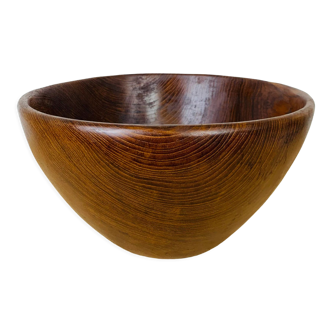 Scandinavian teak fruit cup salad bowl