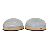 Pair of Bakelite Bauhaus ceiling lights or Flush Mounts, wall lamps - 1940s