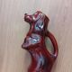 Lot de 2 pichets en barbotine forme chien