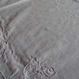 Nappe et 8 serviettes assorties en coton - 200 x 160