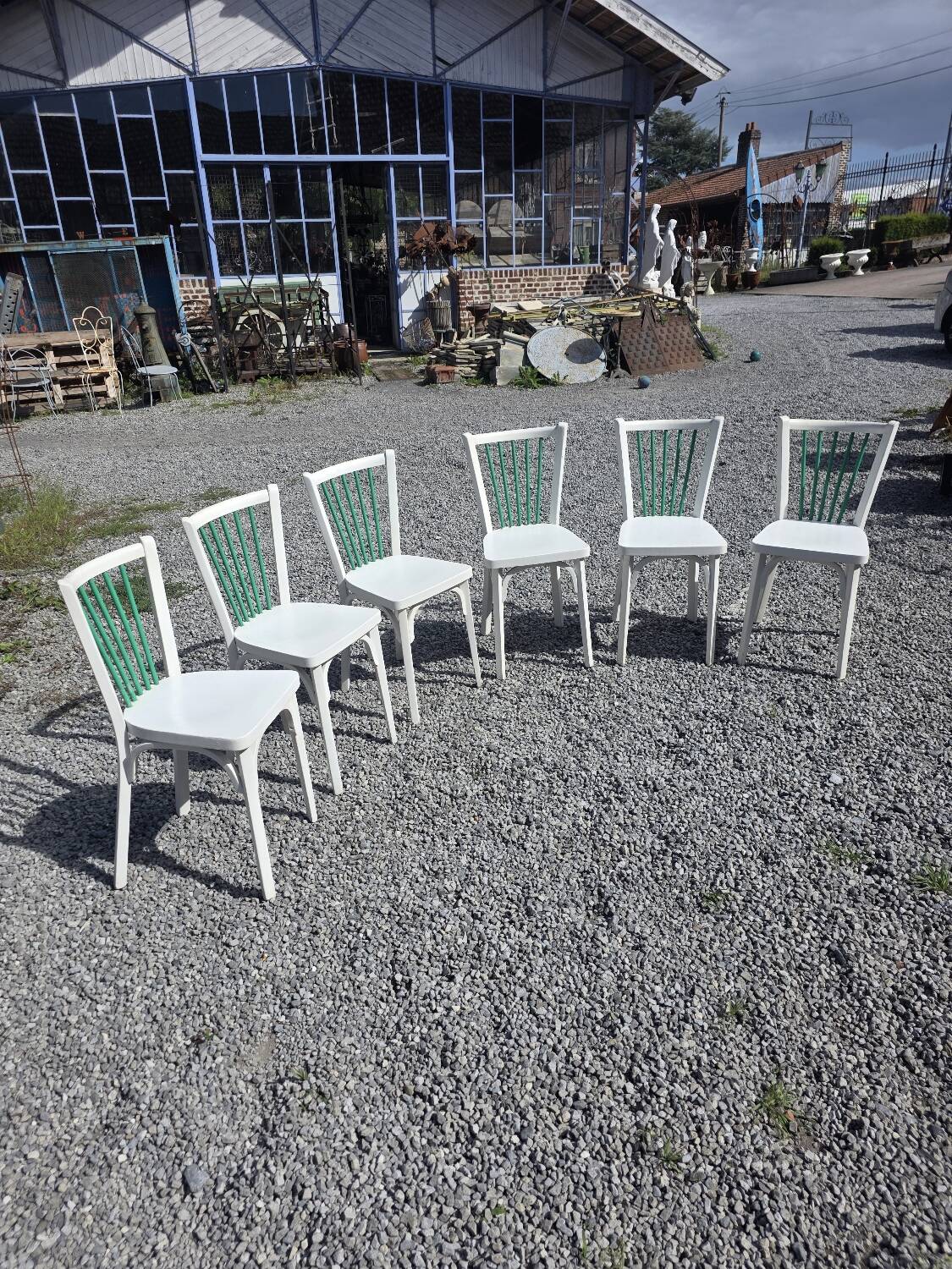 6 Baumann bistro chairs