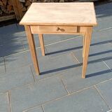 Desk or table in raw wood