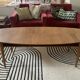 Table basse scandinave des années 80