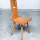 Vintage Belgian Brutalist Pub Café Chair Set by Torck, 1960s, Set of 4
