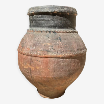 Old terracotta jar