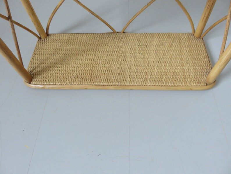 Bamboo rattan spread 60s 70s