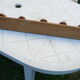 Wooden wall coat rack 5 hooks