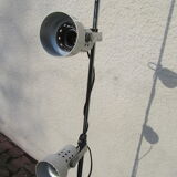 Lamppost 70 double spots vintage - white plate