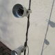 Lamppost 70 double spots vintage - white plate